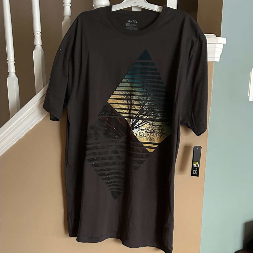 Black Graphic T-Shirt for Men